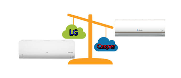 So sánh điều hòa LG và Casper