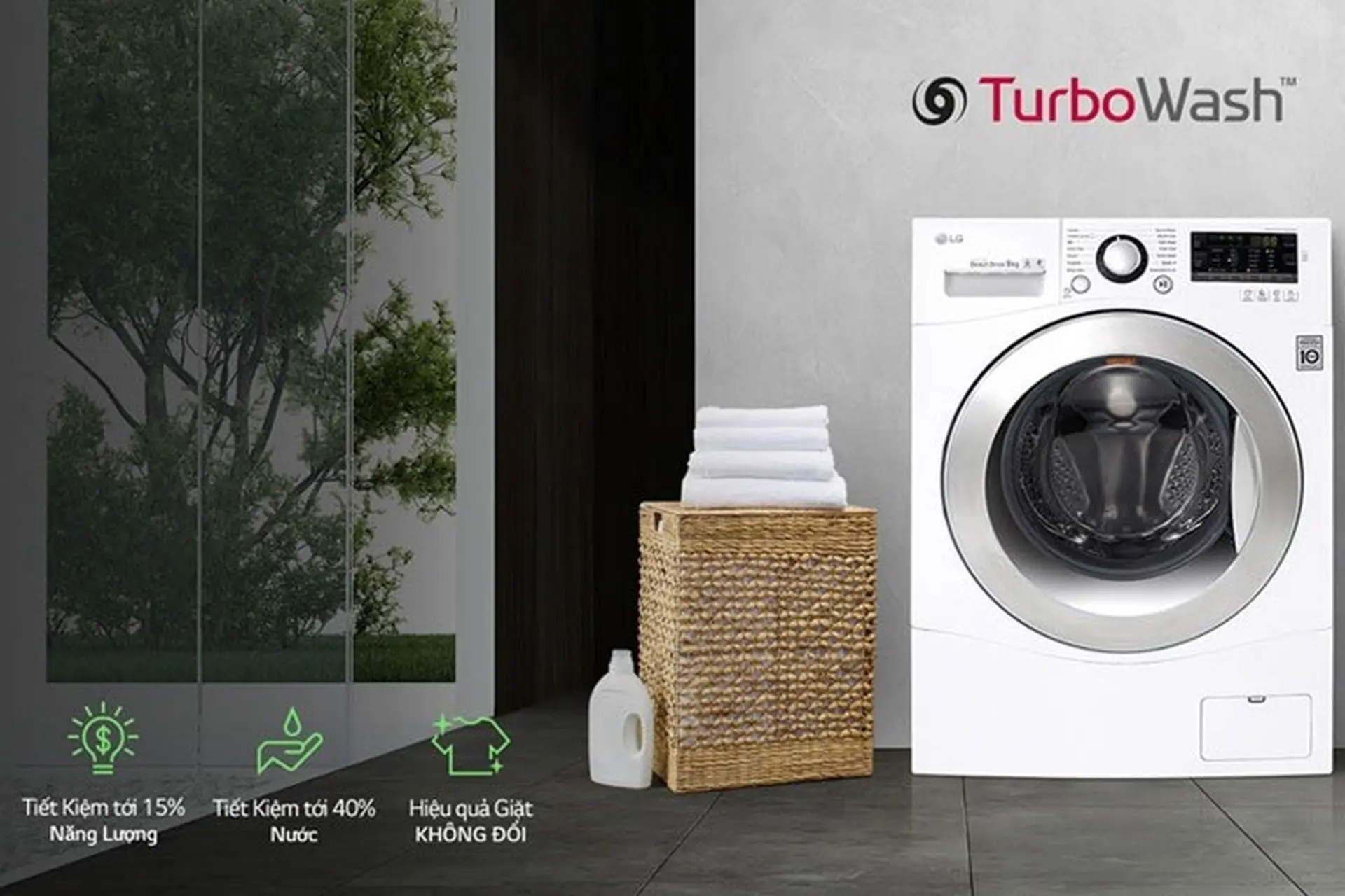 Máy giặt LG công nghệ Turbowash