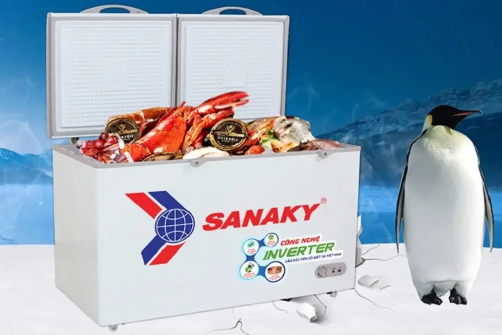 Tủ đông Sanaky với độ bền cao và dễ dàng bảo trì
