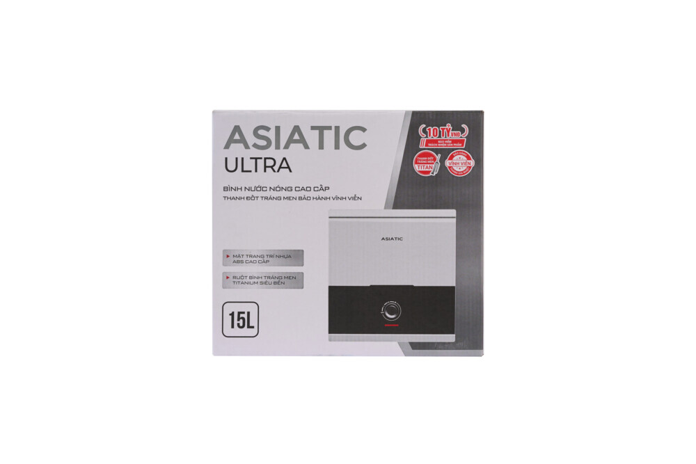Bình nóng lạnh ASIATIC AV15UT sở hữu lớp vỏ đạt chuẩn chống thấm nước IPX4