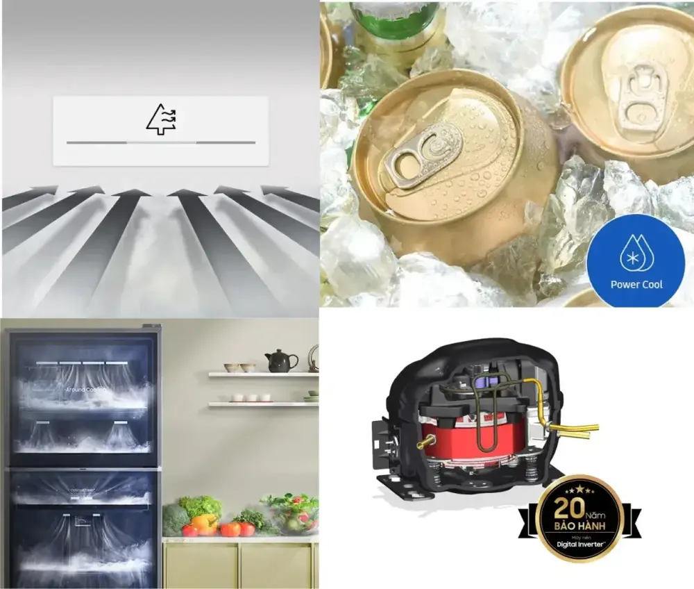 Ưu điểm của tủ lạnh samsung