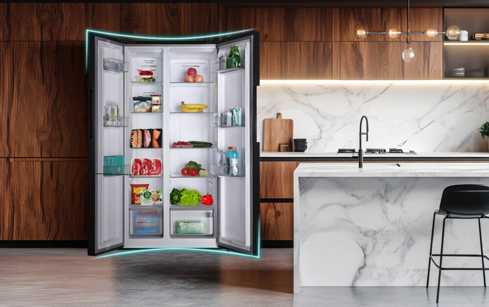 tủ lạnh Casper Side by Side ProFresh RS-D462SBS mang đến không gian lưu trữ rộng rãi, phù hợp cho gia đình từ 4–6 thành viên hoặc những gia đình có nhu cầu tích trữ thực phẩm lớn.