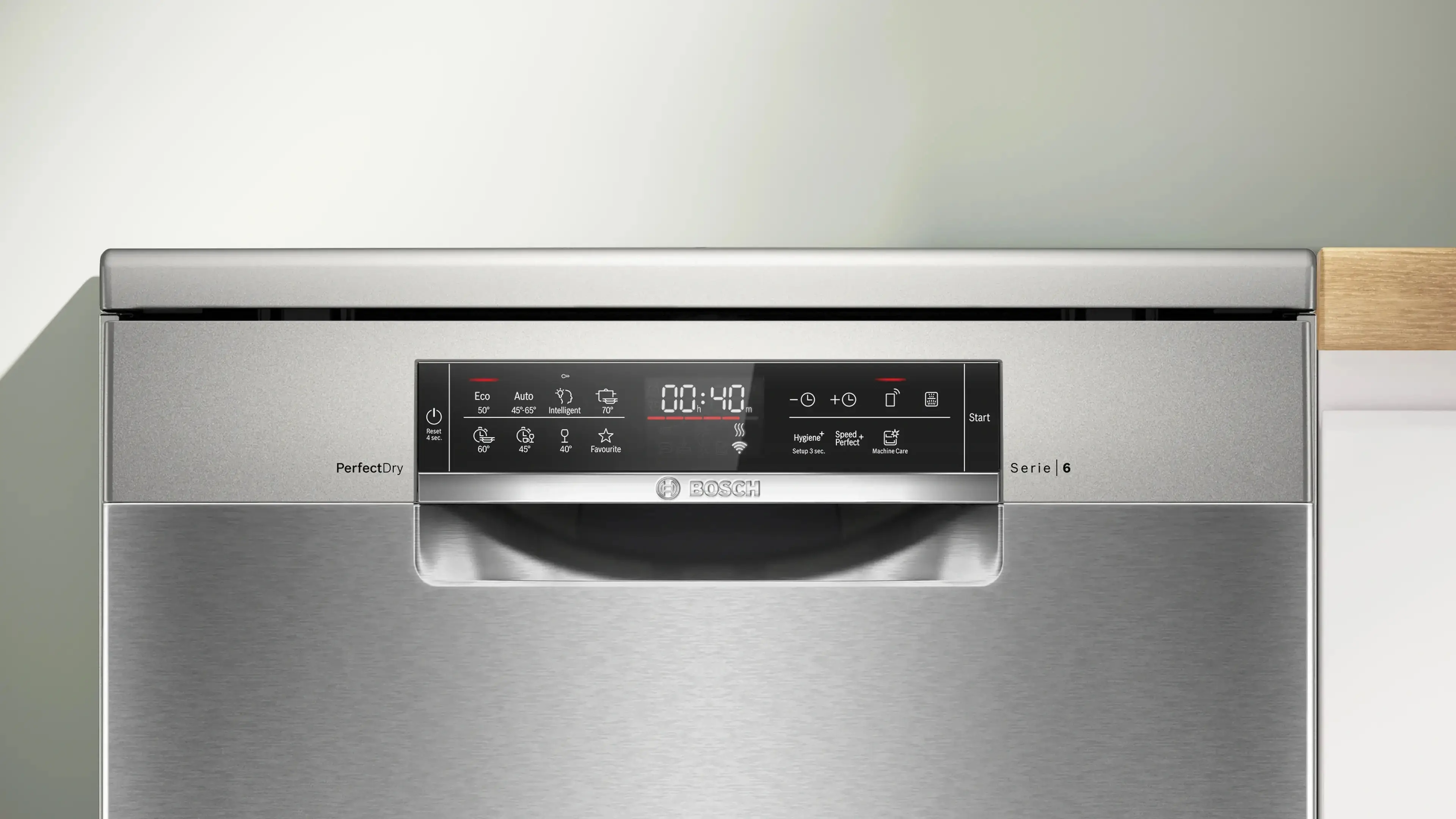 Bosch SMS6ZCI02P Series 6 được tích hợp tới 8 chương trình rửa chuyên biệt nhằm đáp ứng linh hoạt các nhu cầu sử dụng khác nhau của người dùng.