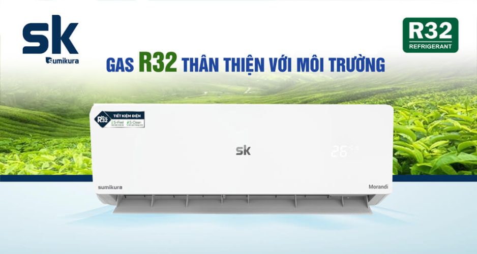 Đây là loại gas được đánh giá cao nhờ khả năng làm lạnh vượt trội và mức độ thân thiện với môi trường.