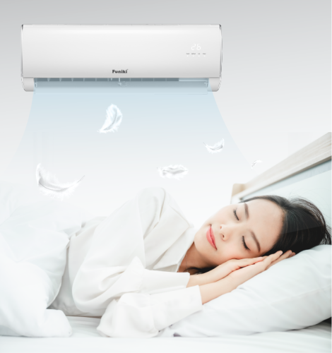 Khi kích hoạt, điều hòa sẽ tự động điều chỉnh công suất và nhiệt độ sao cho phù hợp với thân nhiệt thay đổi theo từng giai đoạn của giấc ngủ.