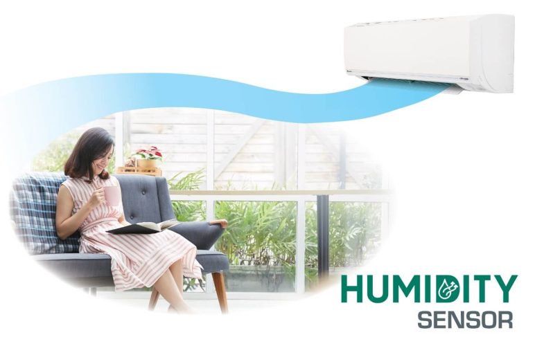 Công nghệ Humidity Sensor giúp điều hòa tăng cường khả năng khử ẩm và làm lạnh nhanh hơn Điều hòa Daikin được trang bị công nghệ Humidity Sensor bên trong dàn lạnh.