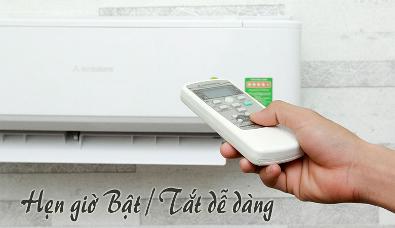 Hẹn giờ bật/tắt dễ dàng với một nút bấm