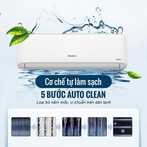 Tự động làm sạch dàn lạnh 5 bước