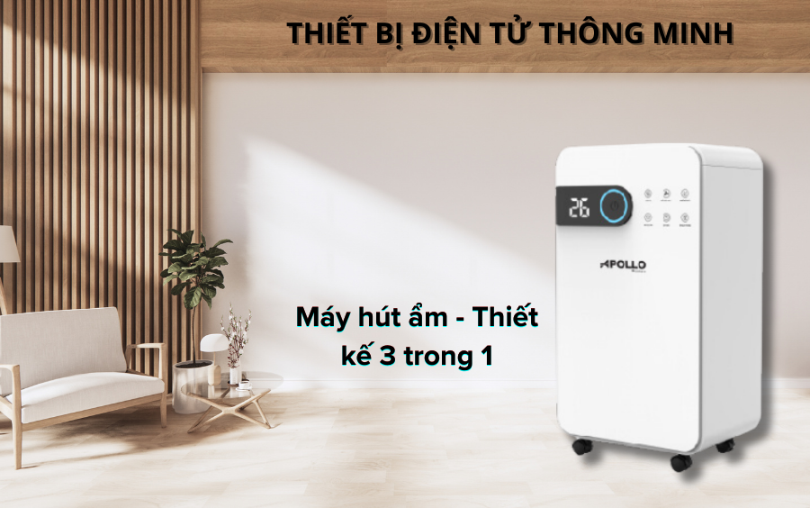 Máy hút ẩm Sumikura - Thiết kế 3 trong 1