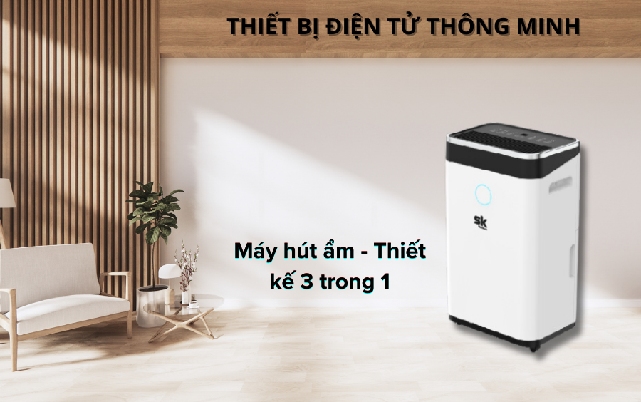 Máy hút ẩm Sumikura - Thiết kế 3 trong 1