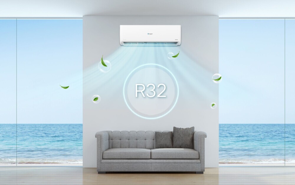 Điều hòa Casper GH-09IS33 sử dụng môi chất lạnh R32