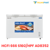 Tủ đông Hòa Phát Inveter 2 cánh 352 Lít