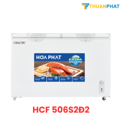 Tủ đông Hòa Phát 2 cánh 205 Lít HCF 506S2Đ2