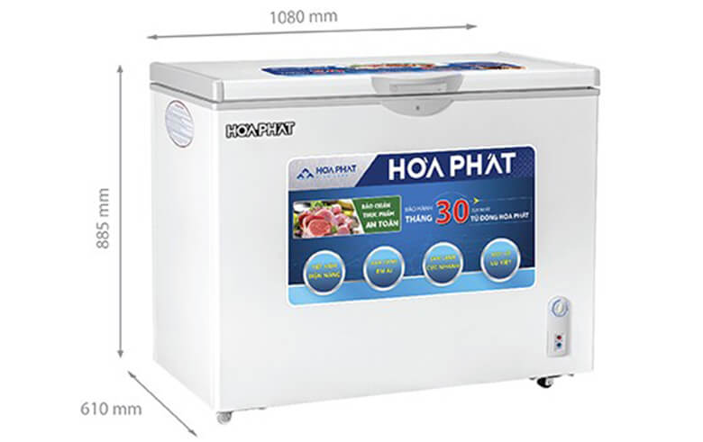 Tủ đông Hòa Phát HCF 516S1Đ1 Tủ đông Hòa Phát HCF 516S1Đ1