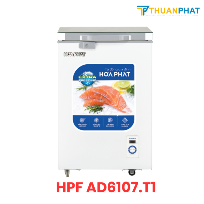 Tủ đông Hòa Phát 1 cánh 107 Lít HPF AD6107.T1