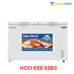 Tủ đông Hòa Phát Inverter 2 cánh 270 Lít HCFI 656 S2Đ2