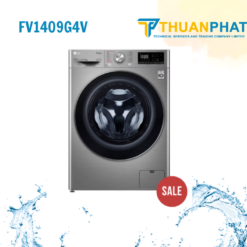 Máy giặt cửa ngang LG màu xám 9kg FV1409G4V