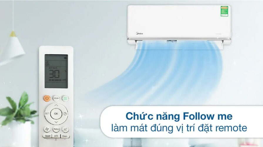 may lanh midea chuc nang follow me may lanh midea chuc nang follow me