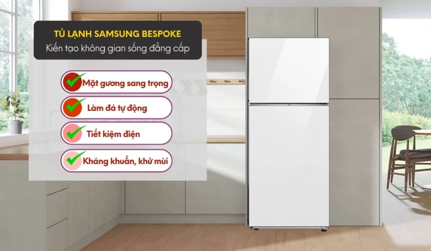 Thiết kế mặt gương Trắng Thạch Anh đẳng cấp