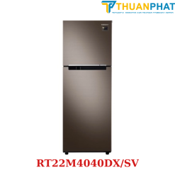 Tủ lạnh Samsung inverter 243 lít RT22M4040DX/SV