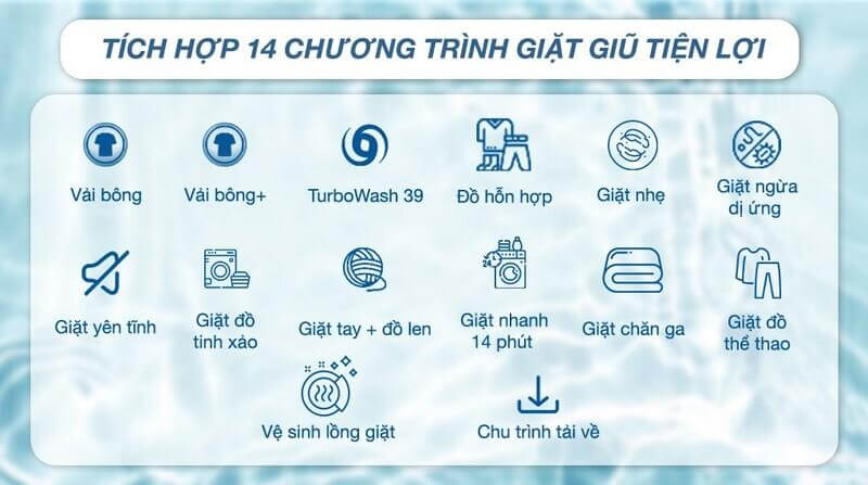 14 quy trinh giat giu