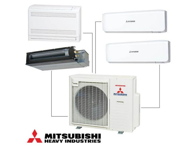 thiet ke dieu hoa Multi Mitsubishi