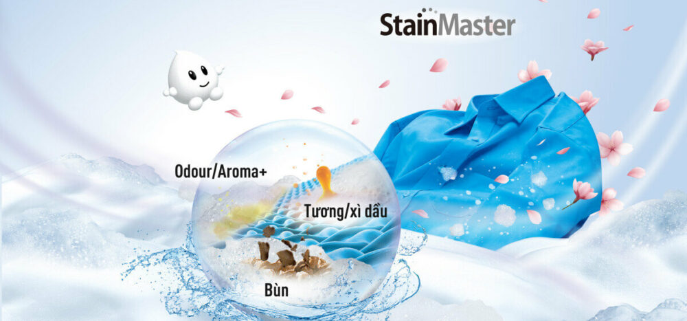 Giặt chuyên biệt StainMaster giúp loại bỏ hiệu quả nhiều loại vết bẩn cứng đầu Giặt chuyên biệt StainMaster giúp loại bỏ hiệu quả nhiều loại vết bẩn cứng đầu