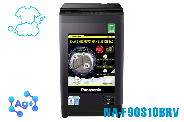 Máy giặt Panasonic 9kg cửa trên NA F90S10BRV Máy giặt Panasonic 9kg cửa trên NA F90S10BRV