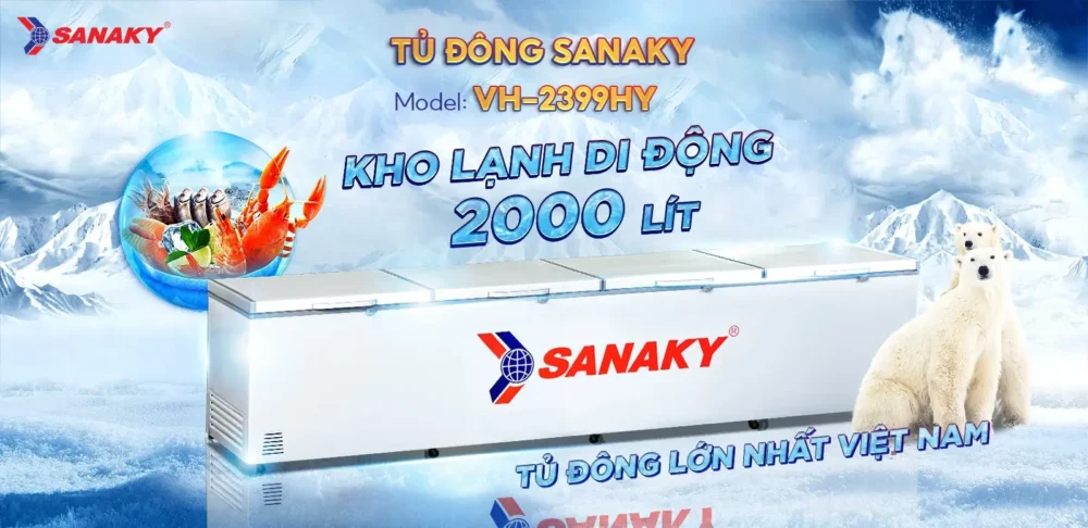 Tủ đông Sanaky Tủ đông Sanaky