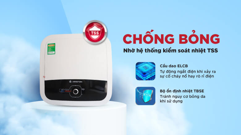binh nong lanh ariston an2 rs an toan