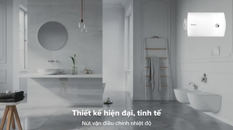binh nong lanh ariston pro thiet ke dep