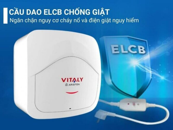 binh nong lanh ariston vitaly cau dao chong giat