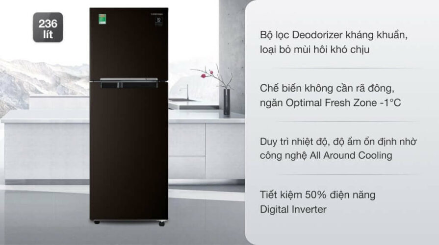 các chức năng của tủ lạnh samsung 236 lít