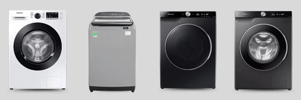 Các dòng máy giặt Samsung