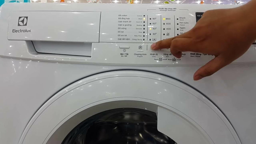 cach su dung may giat electrolux