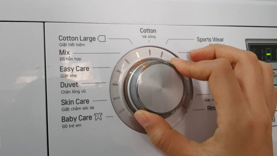 Chế độ giặt của máy giặt LG