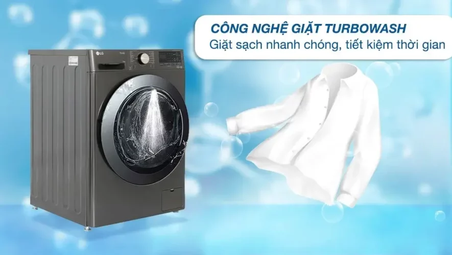 công nghệ giặt của máy giặt lg