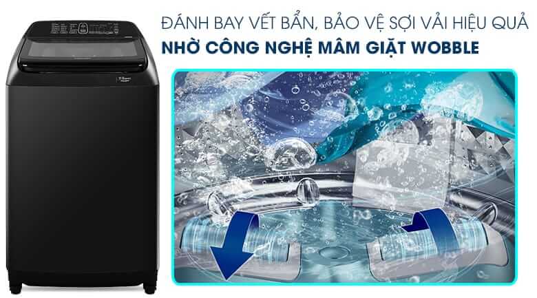 Công nghệ wobble trên máy giặt samsung 