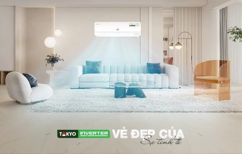 Điều hòa SK Tokyo Inverter 1 chiều 18000BTU APS/APO-180/TOKYO là model cao cấp