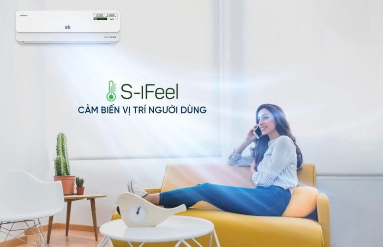 Tính năng S-iFeel là một điểm cộng lớn trên điều hòa SK Tokyo Inverter.