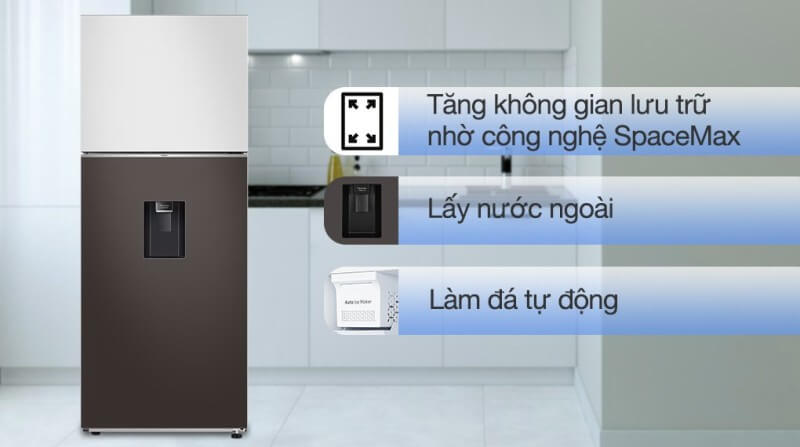 điều khiển cảm ứng bên ngòai tủ lạnh samsung