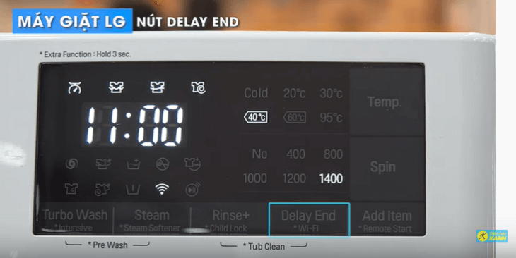 Hẹn giờ trên máy giặt LG-Hướng dẫn cách cài đặt hẹn giờ