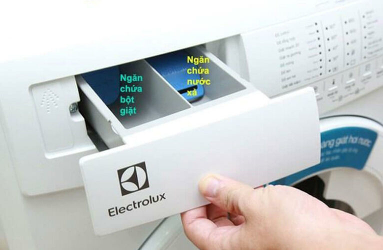 huong dan su dung may giat electrolux bot giat