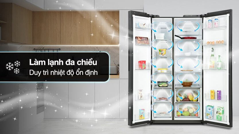 lam lanh da chieu tu lanh aqua inverter 550 lit aqr s612xa wcb