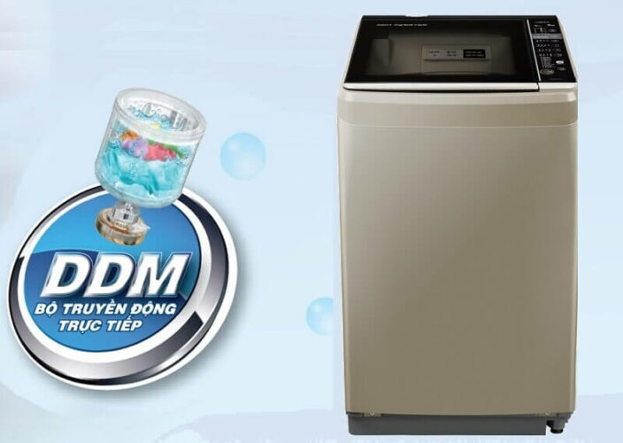 may giat aqua 9kg inverter cua tren