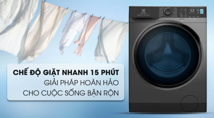 may giat electrolux che do giat nhanh