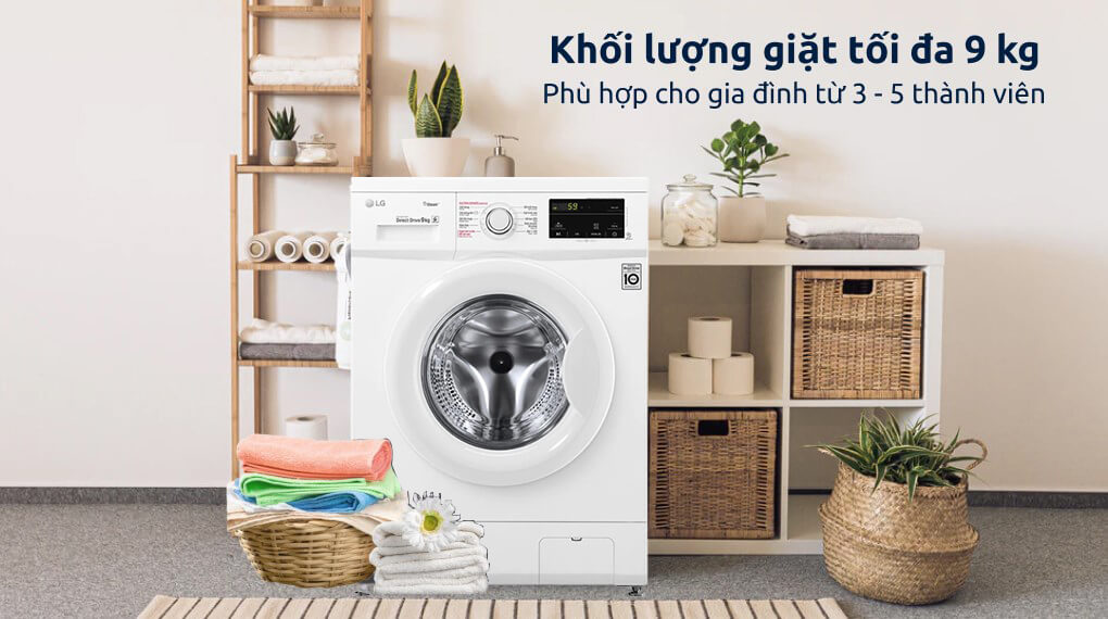 Máy giặt LG inverter 9 kg