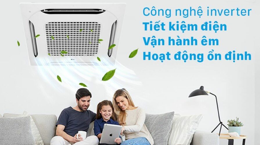 may lanh am tran lg inverter