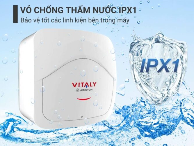 may nuoc nong ariston vitaly vo chong tham nuoc