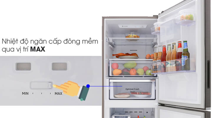 Nhiệt độ ngăn cấp đông đông mềm